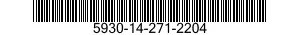 5930-14-271-2204  5930142712204 142712204