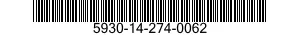 5930-14-274-0062  5930142740062 142740062