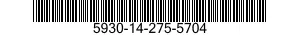 5930-14-275-5704  5930142755704 142755704