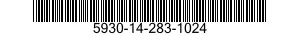 5930-14-283-1024  5930142831024 142831024