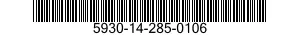 5930-14-285-0106  5930142850106 142850106