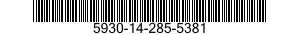 5930-14-285-5381  5930142855381 142855381