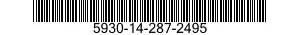 5930-14-287-2495  5930142872495 142872495