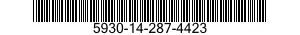 5930-14-287-4423  5930142874423 142874423