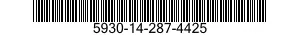 5930-14-287-4425  5930142874425 142874425