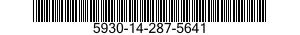 5930-14-287-5641  5930142875641 142875641