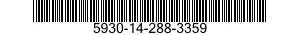 5930-14-288-3359  5930142883359 142883359