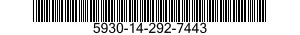 5930-14-292-7443  5930142927443 142927443