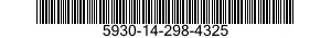 5930-14-298-4325 SWITCH,THERMOSTATIC 5930142984325 142984325
