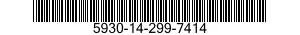 5930-14-299-7414 SWITCH,TOGGLE 5930142997414 142997414