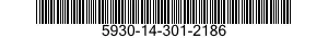 5930-14-301-2186  5930143012186 143012186