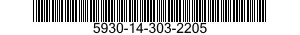 5930-14-303-2205  5930143032205 143032205