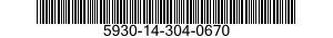 5930-14-304-0670  5930143040670 143040670