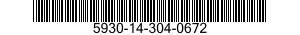 5930-14-304-0672  5930143040672 143040672