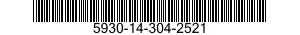 5930-14-304-2521  5930143042521 143042521