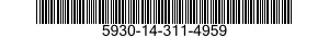 5930-14-311-4959  5930143114959 143114959