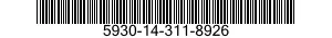 5930-14-311-8926 COVER,ELECTRICAL SWITCH 5930143118926 143118926
