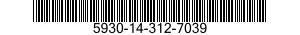 5930-14-312-7039 RESISTOR,FIXED,WIRE WOUND,INDUCTIVE 5930143127039 143127039