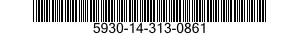 5930-14-313-0861  5930143130861 143130861