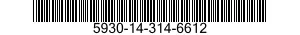 5930-14-314-6612 SWITCH,PUSH 5930143146612 143146612