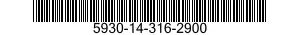 5930-14-316-2900  5930143162900 143162900