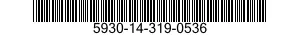 5930-14-319-0536  5930143190536 143190536