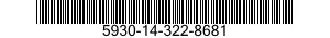 5930-14-322-8681 SWITCH,PUSH 5930143228681 143228681