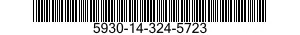 5930-14-324-5723  5930143245723 143245723