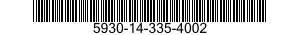 5930-14-335-4002 SWITCH,TOGGLE 5930143354002 143354002