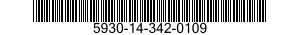 5930-14-342-0109 SWITCH,SENSITIVE 5930143420109 143420109