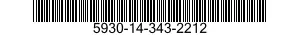 5930-14-343-2212 SWITCH BOX 5930143432212 143432212