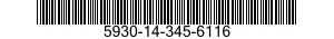 5930-14-345-6116  5930143456116 143456116