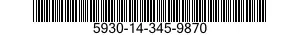 5930-14-345-9870  5930143459870 143459870
