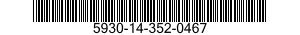 5930-14-352-0467 SWITCH,SENSITIVE 5930143520467 143520467