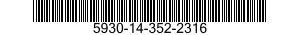 5930-14-352-2316  5930143522316 143522316