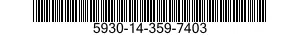 5930-14-359-7403 SWITCH,TOGGLE 5930143597403 143597403