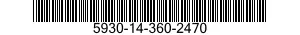 5930-14-360-2470 SWITCH,TOGGLE 5930143602470 143602470