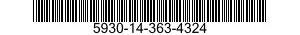 5930-14-363-4324  5930143634324 143634324