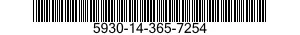 5930-14-365-7254 SWITCH,PUSH-PULL 5930143657254 143657254