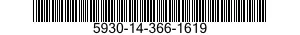 5930-14-366-1619 SWITCH,CODE INDICATING WHEEL 5930143661619 143661619