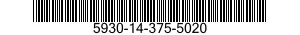 5930-14-375-5020 SWITCH,TOGGLE 5930143755020 143755020