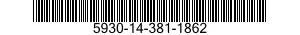 5930-14-381-1862  5930143811862 143811862