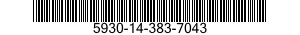 5930-14-383-7043 SWITCH BOX 5930143837043 143837043