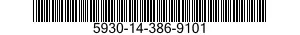 5930-14-386-9101 SWITCH,CODE INDICATING WHEEL 5930143869101 143869101