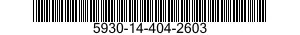5930-14-404-2603 SWITCH SUBASSEMBLY 5930144042603 144042603