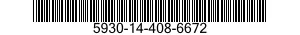 5930-14-408-6672 SWITCH,TOGGLE 5930144086672 144086672