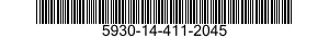 5930-14-411-2045 SWITCH,TOGGLE 5930144112045 144112045