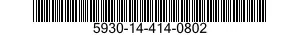 5930-14-414-0802 SWITCH,TOGGLE 5930144140802 144140802