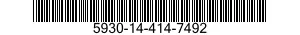 5930-14-414-7492 SWITCH,TOGGLE 5930144147492 144147492