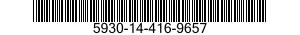 5930-14-416-9657 SWITCH,CODE INDICATING WHEEL 5930144169657 144169657